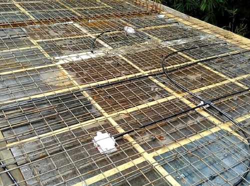 recron fibre in roof slab